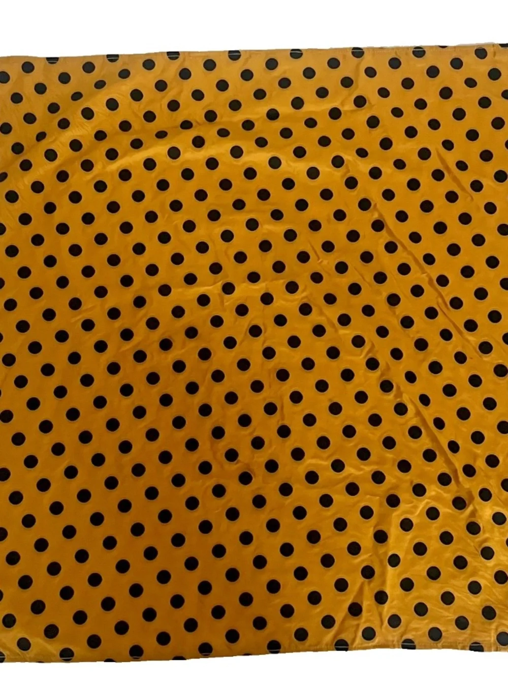 MIU MIU Silk Scarf, Polka Dot-Print, Never Worn, Square, 55 x 55 cm